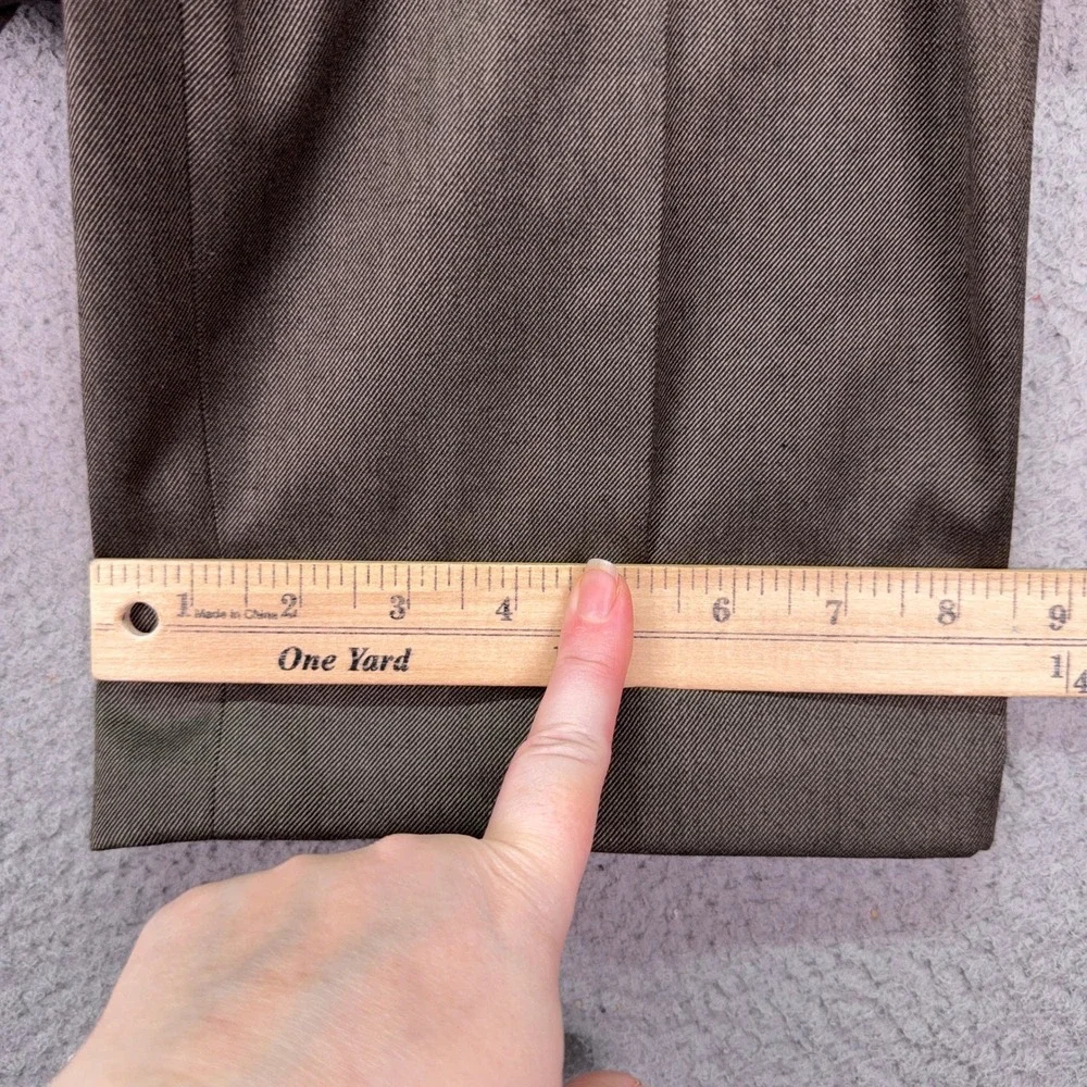 Lauren Ralph Lauren Dress Pants Mens 36x29 Taupe Ultraflex Pleated Preppy Office
